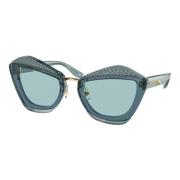Miu Miu Blue/Blue Sunglasses Charms SMU 01X Blue, Dam