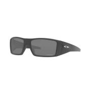 Oakley Matt Svarta Solglasögon med Prizm Light Grey Black, Herr