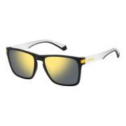 Polaroid Black Yellow/Gold Sunglasses Black, Unisex