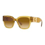 Versace Solglasögon i Honey/Light Yellow Shaded Yellow, Dam
