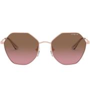 Vogue Pink Brown Shaded Sunglasses Pink, Dam