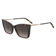 Carolina Herrera Havana Gold Sunglasses Multicolor, Dam