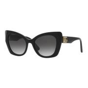 Dolce & Gabbana Black/Grey Shaded Sunglasses Black, Dam