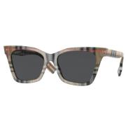 Burberry Vintage Check/Grey Sunglasses Multicolor, Dam