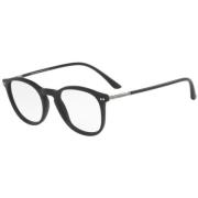 Giorgio Armani Matt Svart Glasögonbåge Black, Unisex