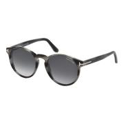 Tom Ford Striped Grey Sunglasses Black, Unisex