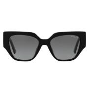 Vogue Black/Grey Shaded Sunglasses Black, Dam