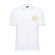 Versace Jeans Couture Bomullspolo White, Herr