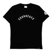 Courrèges T-Shirts Black, Herr