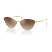 Oliver Peoples Gold/Dark Brown Shaded Sunglasses Multicolor, Dam