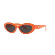 Prada Orange/Dark Grey Sunglasses Orange, Dam