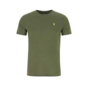 Ralph Lauren Grön Crewneck T-Shirt - 100% Bomull Green, Herr