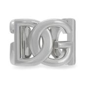 Dolce & Gabbana Chunky Band Silver-tone Ring Gray, Herr