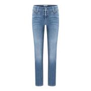 Cambio Stiliga Medium Blå Jeans Blue, Dam