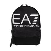 Emporio Armani EA7 Ryggsäck med logotyp Black, Unisex