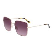 Calvin Klein Gold/Violet Shaded Sunglasses Multicolor, Dam