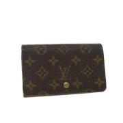 Louis Vuitton Vintage Pre-owned Belagd canvas plnbcker Brown, Dam