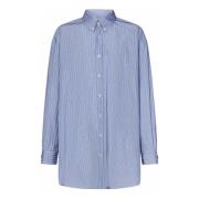 Maison Margiela Casual Shirts Blue, Herr