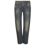 R13 Slim-fit Jeans Blue, Dam