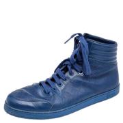 Gucci Vintage Pre-owned Laeder sneakers Blue, Dam
