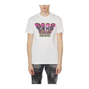 Dsquared2 T-Shirts White, Herr