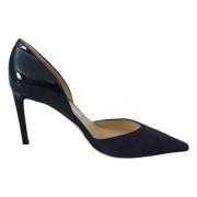 Jimmy Choo Marinblå Darylin 85 Pumps Blue, Dam