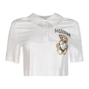 Moschino Snygga T-shirts och Polos White, Dam