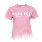 Pinko T-Shirts Pink, Dam