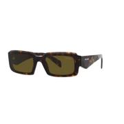 Prada Tortoise/Brown Green Sunglasses Brown, Herr