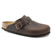 Birkenstock Boston Sandaler i Oljad Nubuckläder Brown, Herr