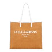 Dolce & Gabbana Tote Bags Beige, Dam