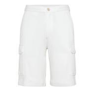 Brunello Cucinelli Casual Shorts White, Herr