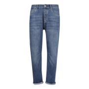 Brunello Cucinelli Slim-fit Jeans Blue, Herr