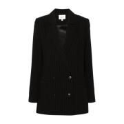 Gestuz Single-Breasted Coats Black, Dam