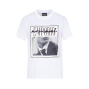 Emporio Armani Kvinnors Emporio Armani T-Shirt Uppgradering White, Dam