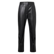 Karl Lagerfeld Mångsidiga byxor i syntetiskt läder Black, Dam