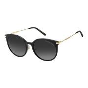 Marc Jacobs Black Gold/Grey Shaded Sunglasses Multicolor, Dam