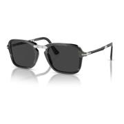 Persol Svarta solglasögon PO 3330S Black, Unisex