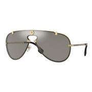 Versace Gold/Silver Sunglasses Black, Herr
