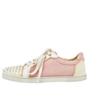 Christian Louboutin Pre-owned Pre-owned Laeder sneakers Pink, Dam