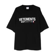 Vetements T-Shirts Black, Dam