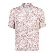 Tagliatore Short Sleeve Shirts Multicolor, Herr