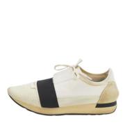 Balenciaga Vintage Pre-owned Laeder sneakers White, Dam