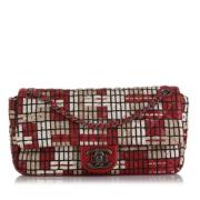 Chanel Vintage Pre-owned Laeder axelremsvskor Red, Dam