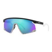 Oakley Matte Black Sunglasses with Prizm Sapphire Multicolor, Unisex