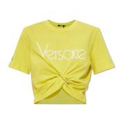 Versace Topp med logotyp Yellow, Dam