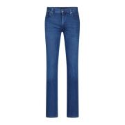 Alberto Klassiska Regular-Fit Super Stretch Denim Jeans Blue, Herr