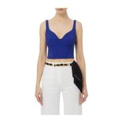 Elisabetta Franchi Tops Blue, Dam