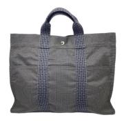 Hermès Vintage Pre-owned Canvas totevskor Gray, Dam