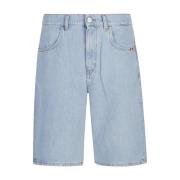 Amish Denim Shorts Blue, Herr